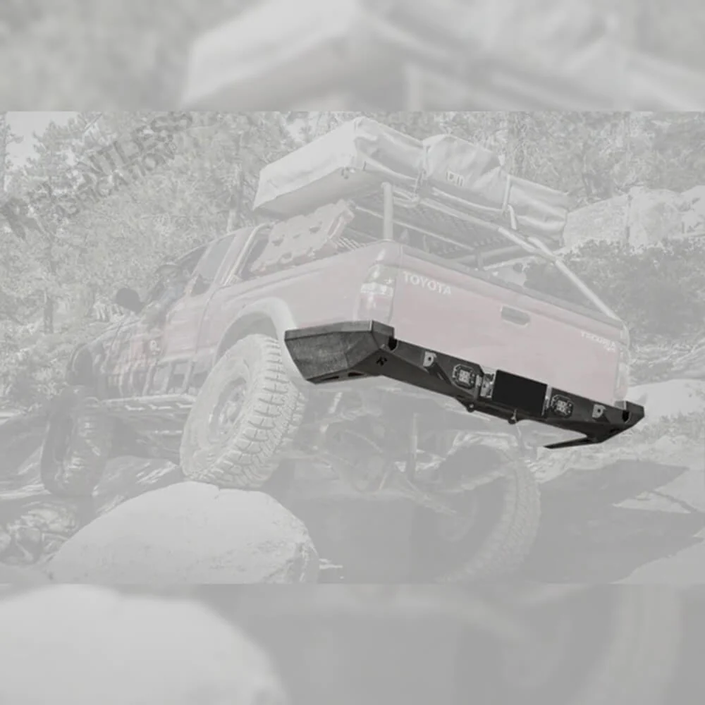Wrap Around Rear Plate Bumper Fits 1996-2004 Toyota Tacoma - Image 4