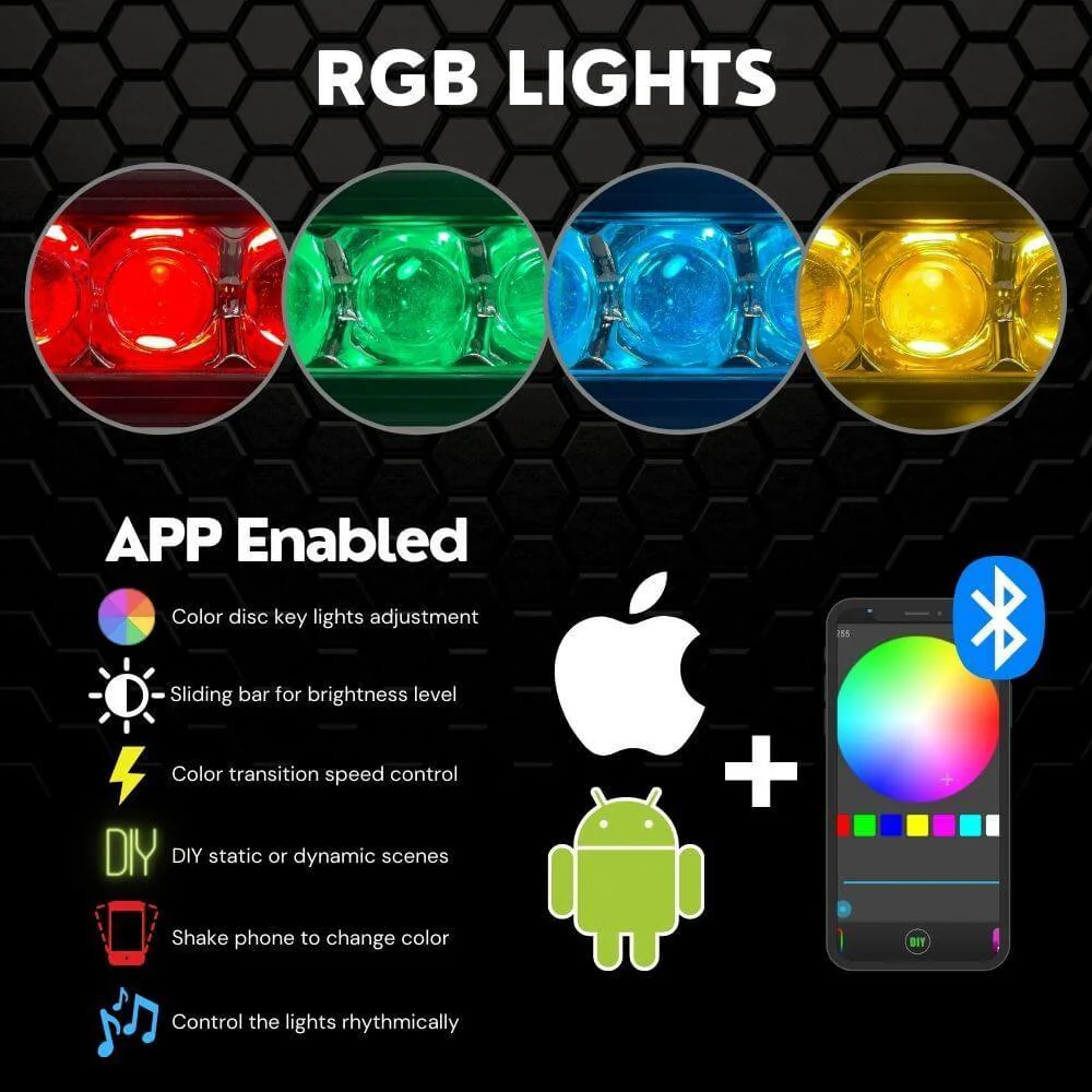 20" Extreme Series Low Profile Combo Rgb Light Bar & Harness Kit - Image 4