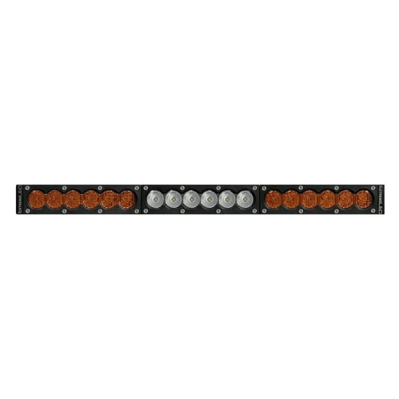 20" X6S Slim Amber/White 90w Led Light Bar & Harness - Image 2