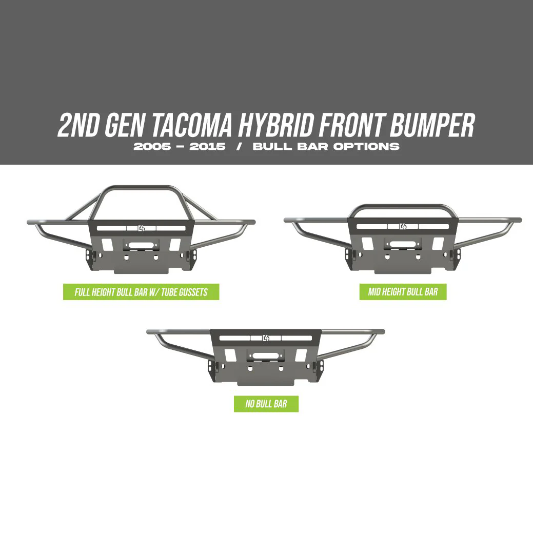 Hybrid Front Bumper Fits 2005-2011 Toyota Tacoma - Image 6