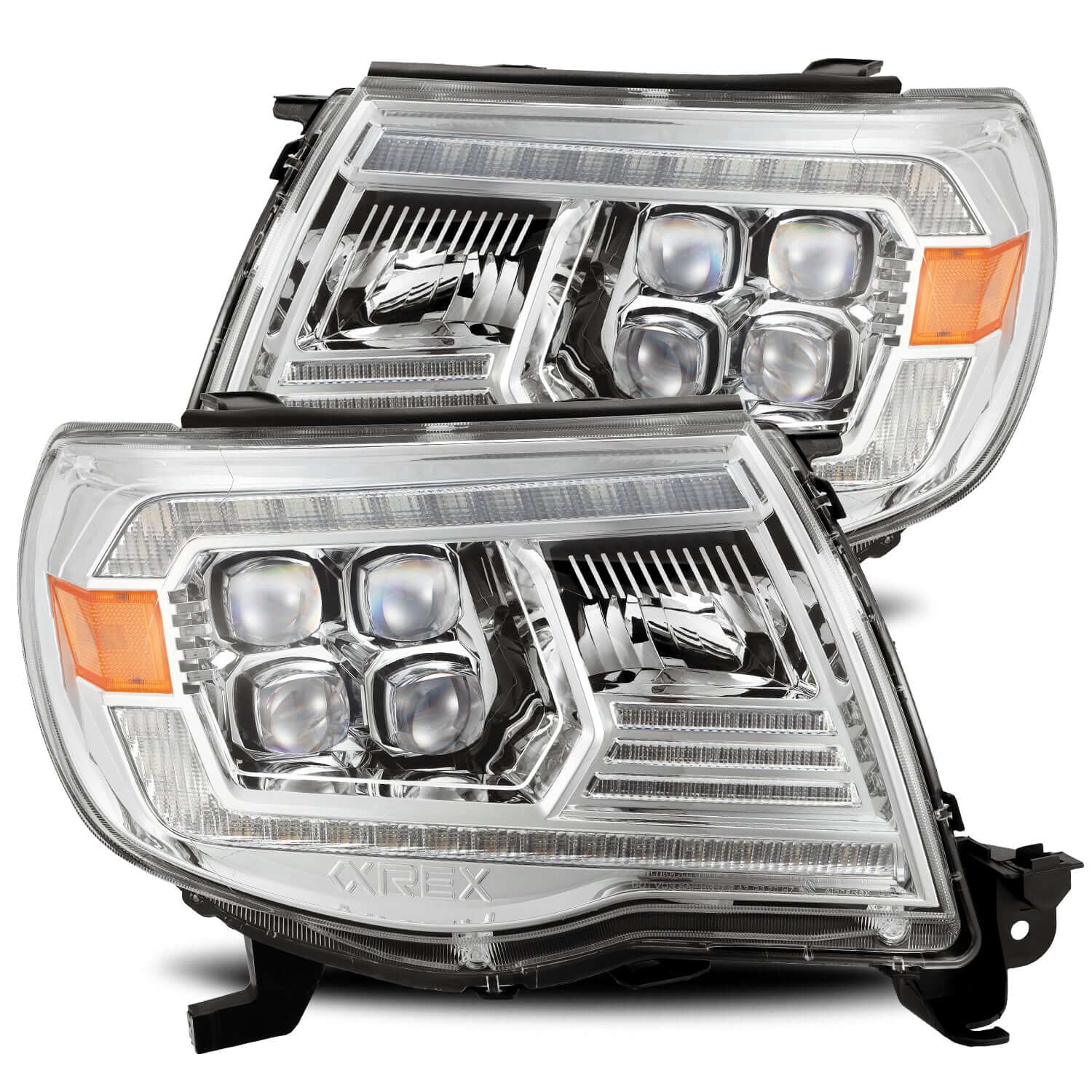 NOVA-Series LED Projector Headlights | Clear DRL Fits 2005-2011 Toyota Tacoma - Image 3