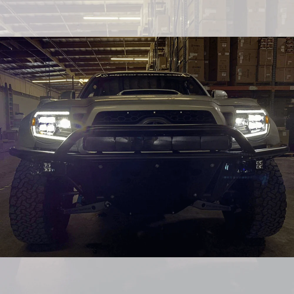 NOVA-Series LED Projector Headlights | Clear DRL Fits 2005-2011 Toyota Tacoma - Image 5