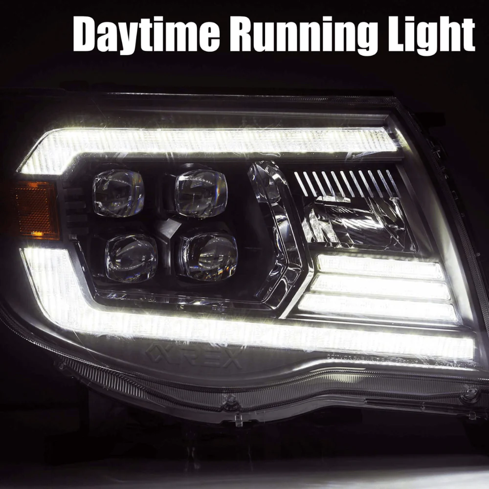 NOVA-Series LED Projector Headlights | Clear DRL Fits 2005-2011 Toyota Tacoma - Image 8