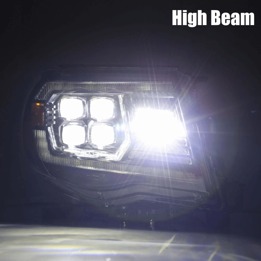 NOVA-Series LED Projector Headlights | Clear DRL Fits 2005-2011 Toyota Tacoma - Image 9