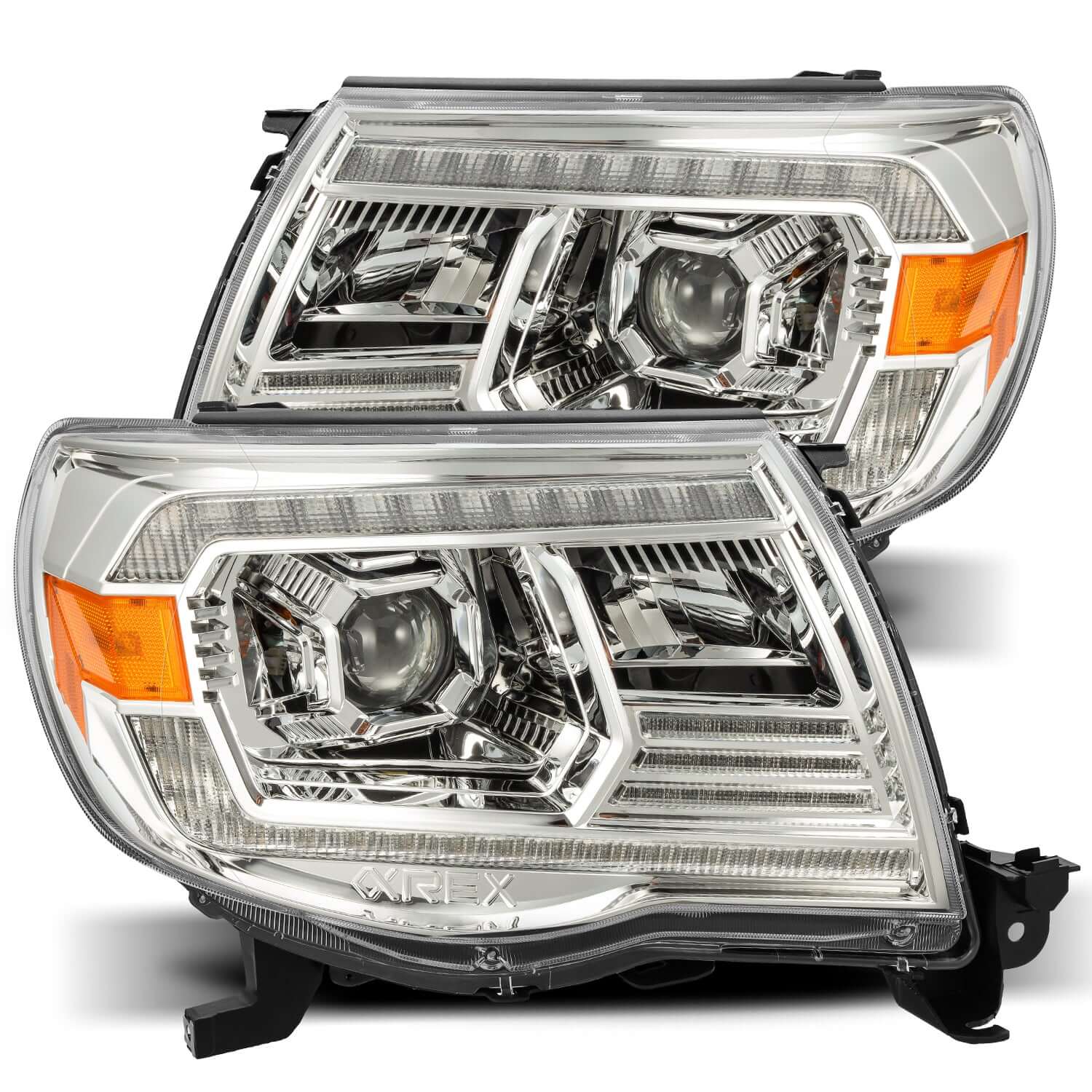 PRO-Series Projector Headlights | Clear DRL Fits 2005-2011 Toyota Tacoma - Image 3