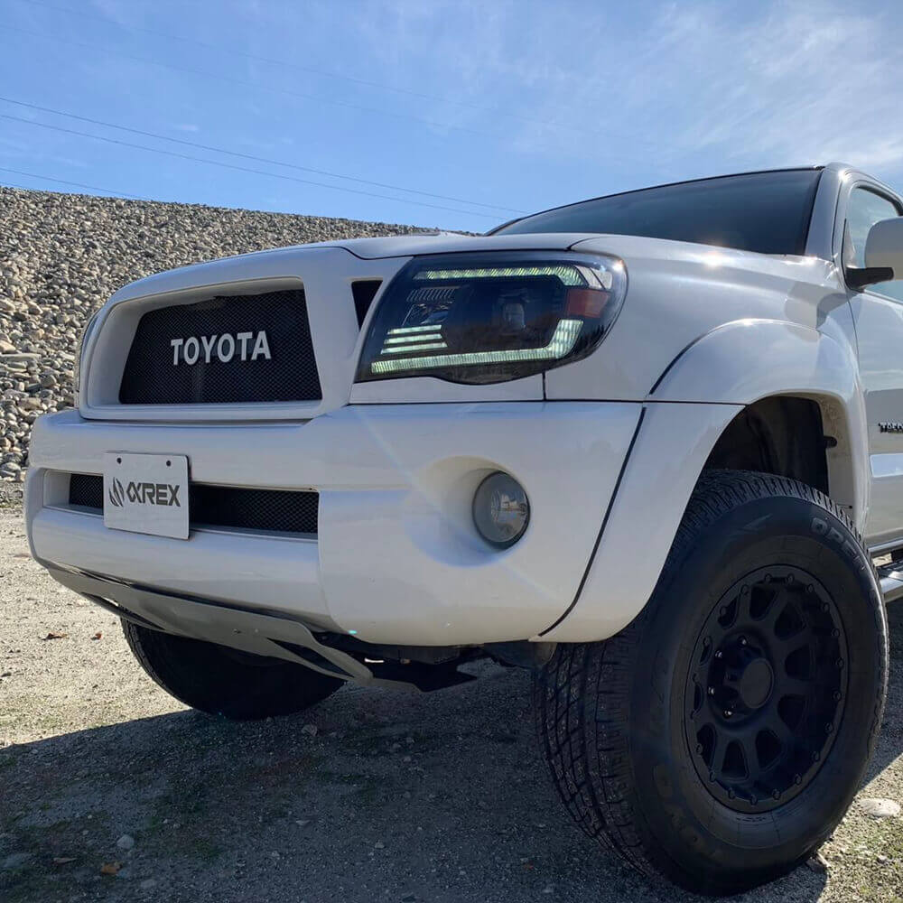PRO-Series Projector Headlights | Clear DRL Fits 2005-2011 Toyota Tacoma - Image 7