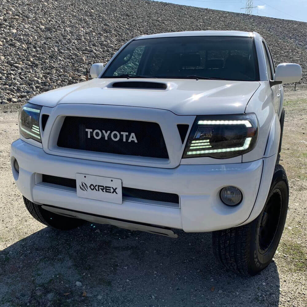 PRO-Series Projector Headlights | Clear DRL Fits 2005-2011 Toyota Tacoma - Image 8