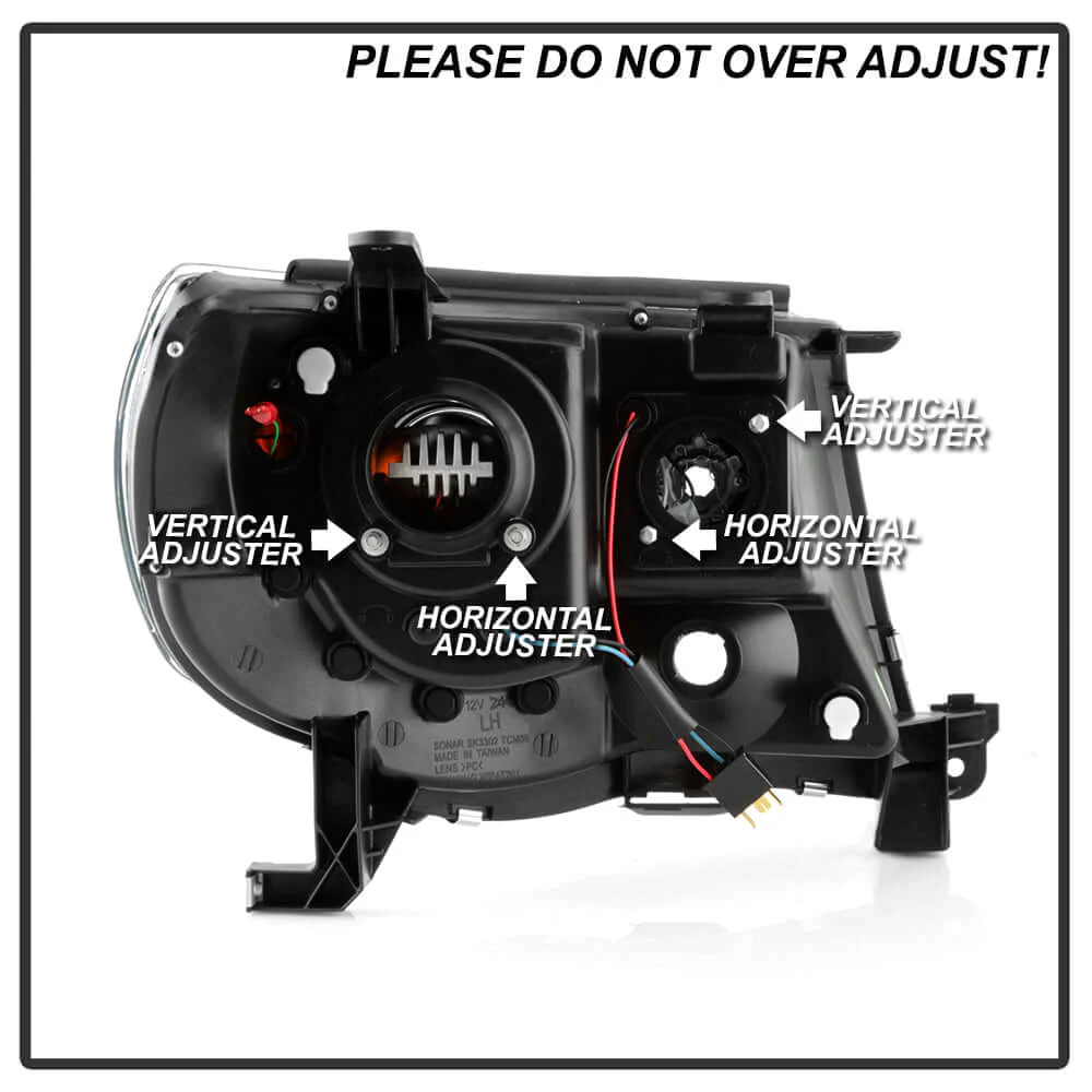 Light Bar Projector Headlights Fits 2005-2011 Toyota Tacoma - Image 8