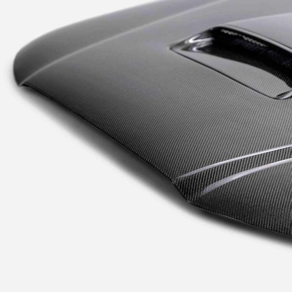 TR-Style Carbon Fiber Hood Fits 2005-2011 Toyota Tacoma - Image 6