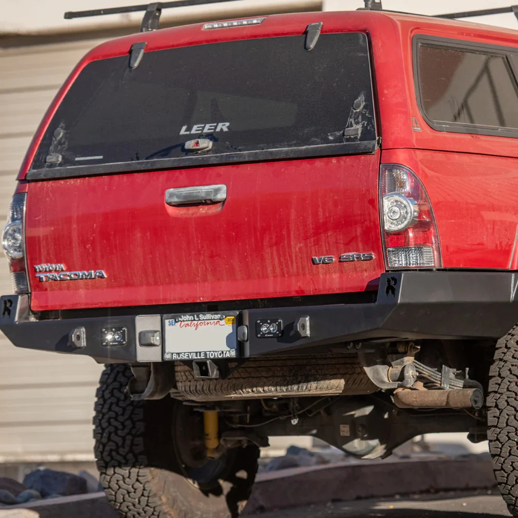 High Clearance Rear Plate Bumper Fits 2005-2015 Toyota Tacoma - Image 2
