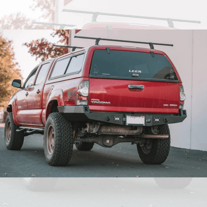 High Clearance Rear Plate Bumper Fits 2005-2015 Toyota Tacoma - Image 3