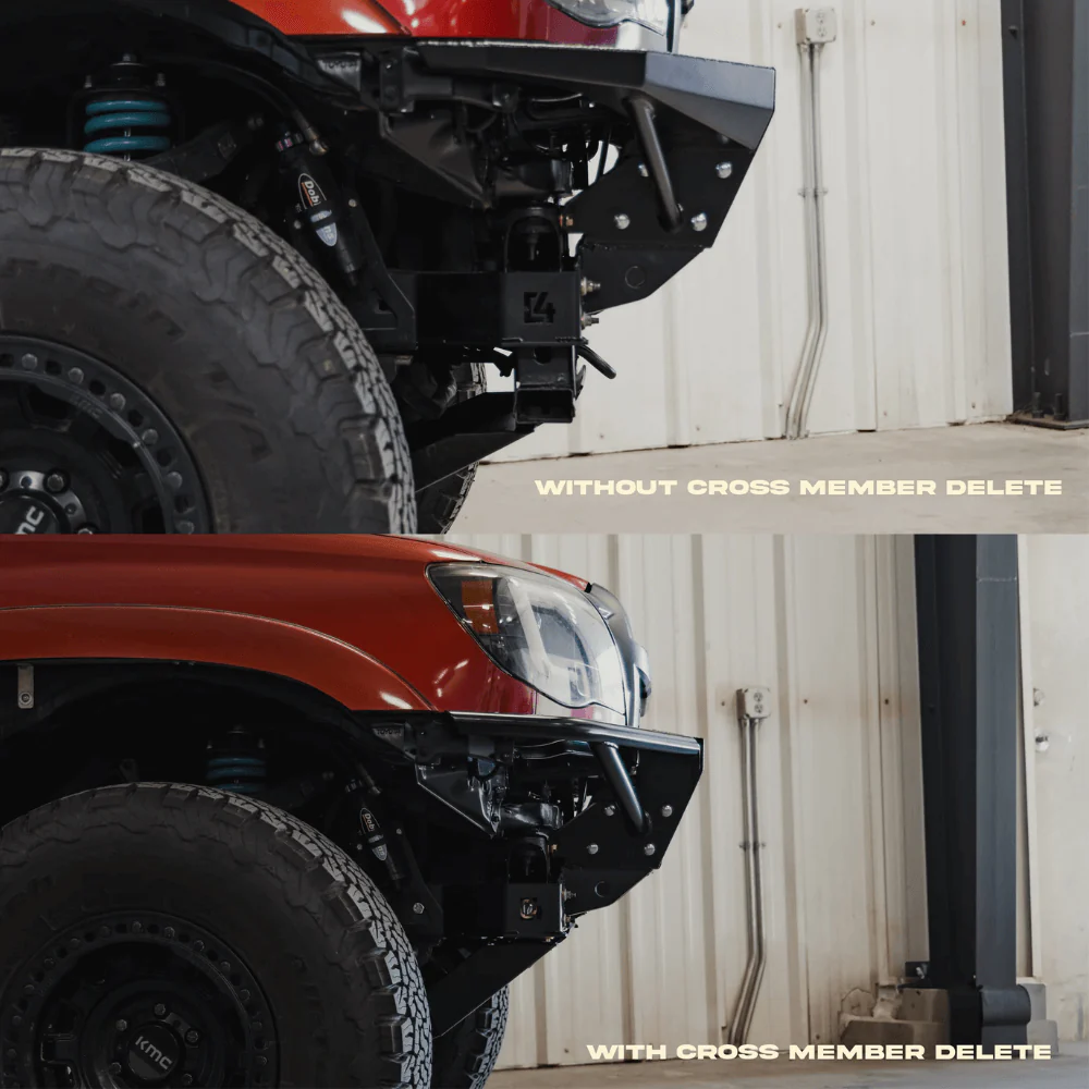 Rock Runner Front Skid Plate w/ Cross Member Delete Fits 2005-2015 Toyota Tacoma - Image 2