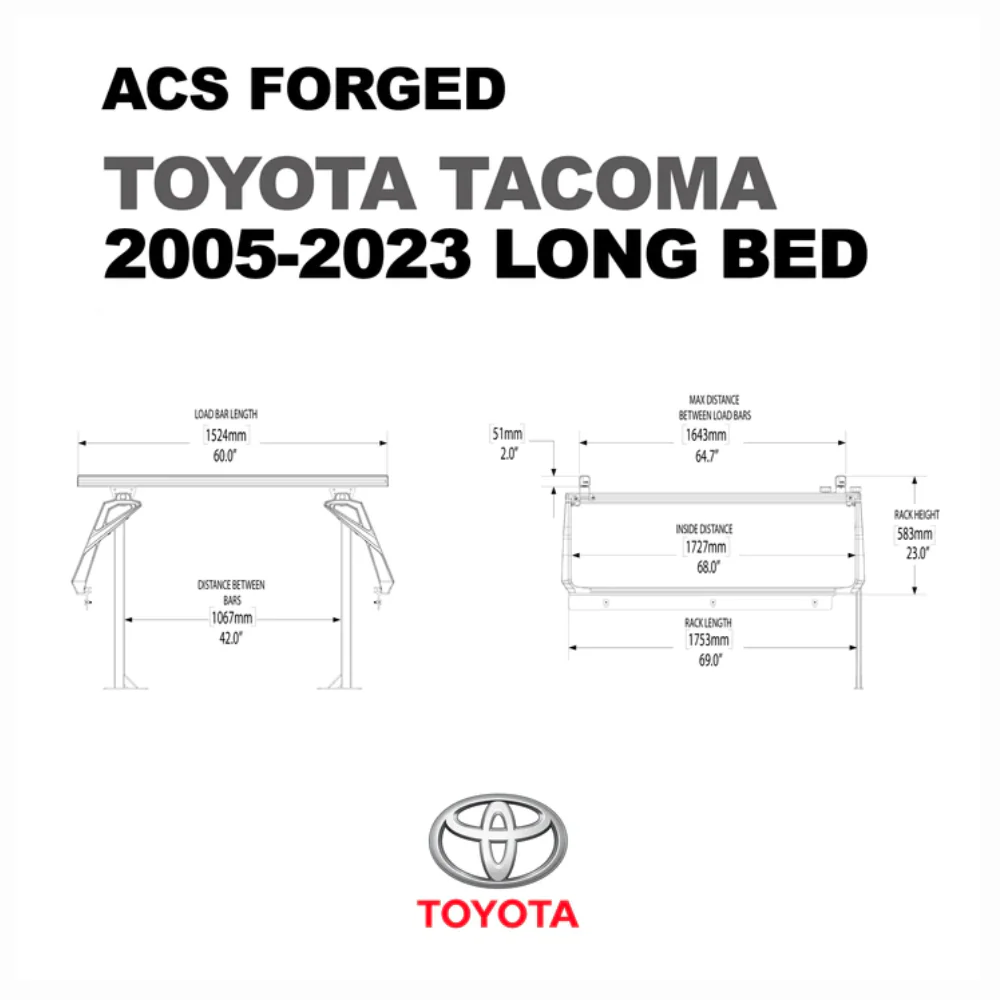 Active Cargo System | FORGED Fits 2005-2023 Toyota Tacoma - Image 16