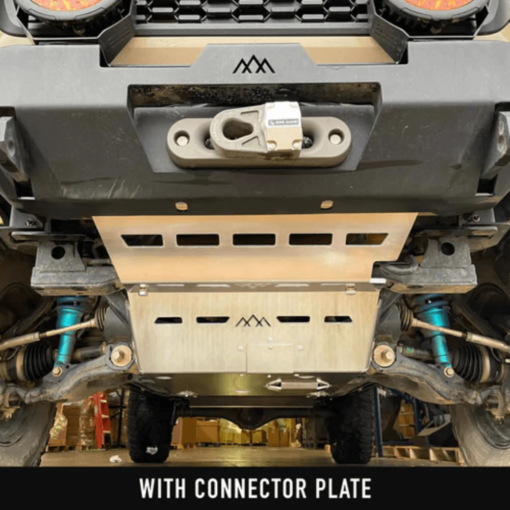 Aluminum Connector Skid Plate Fits 2005-2023 Toyota Tacoma - Image 2