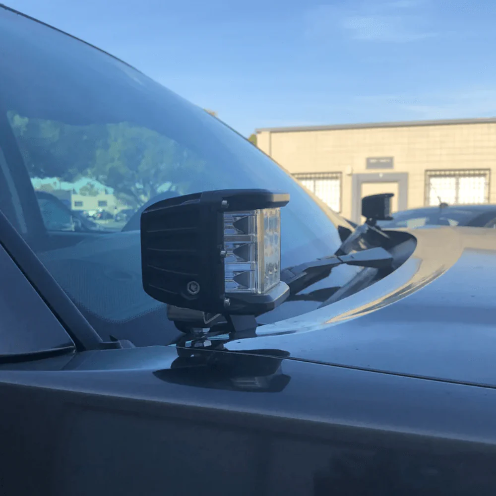 Low Profile LED Ditch Light Brackets Kit Fits 2005-2023 Toyota Tacoma - Image 8