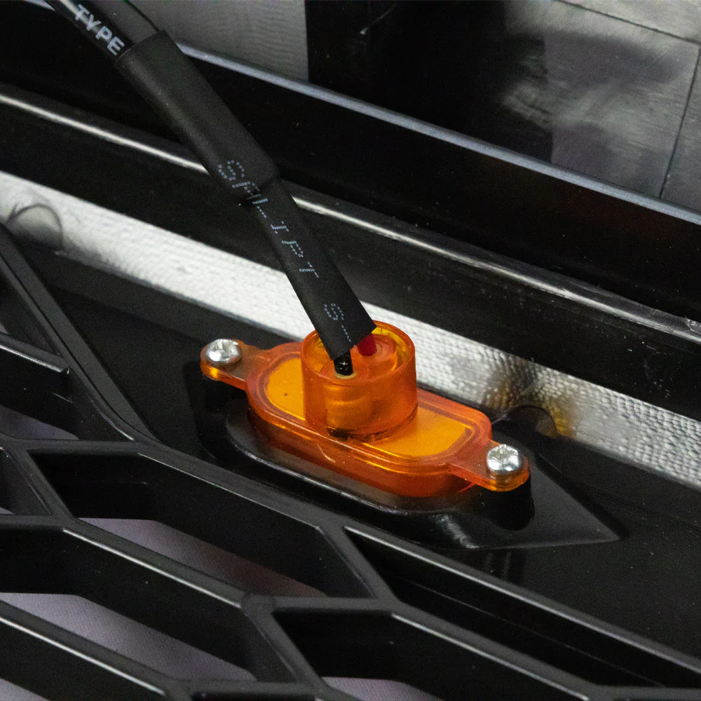 Raptor Style Mesh Grille With 3 Amber LED Lights Fits 2012-2015 Toyota Tacoma - Image 5