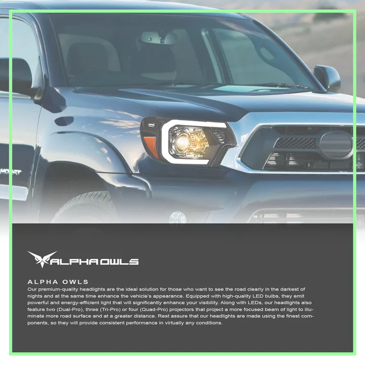 LMP Series Headlights Fits 2012-2015 Toyota Tacoma - Image 4