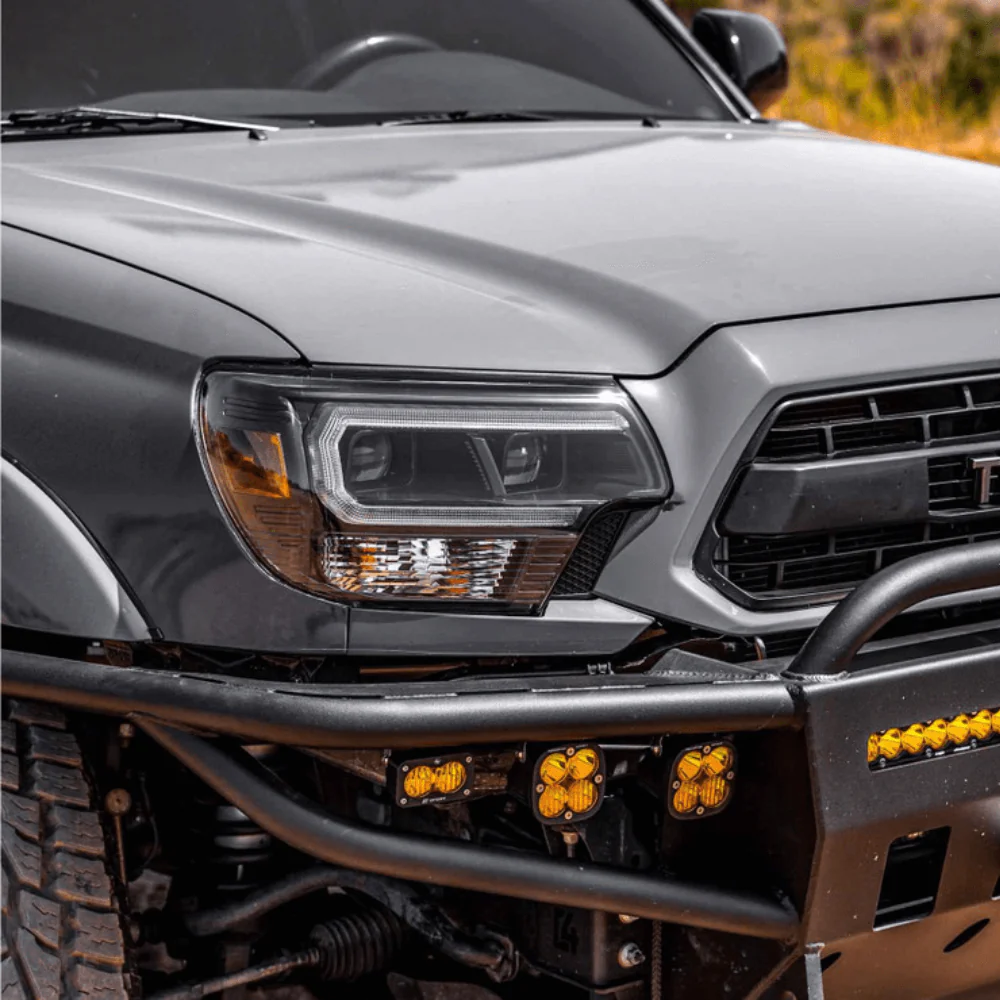XB Hybrid LED Headlights | White or Amber DRL Fits 2012-2015 Toyota Tacoma - Image 16