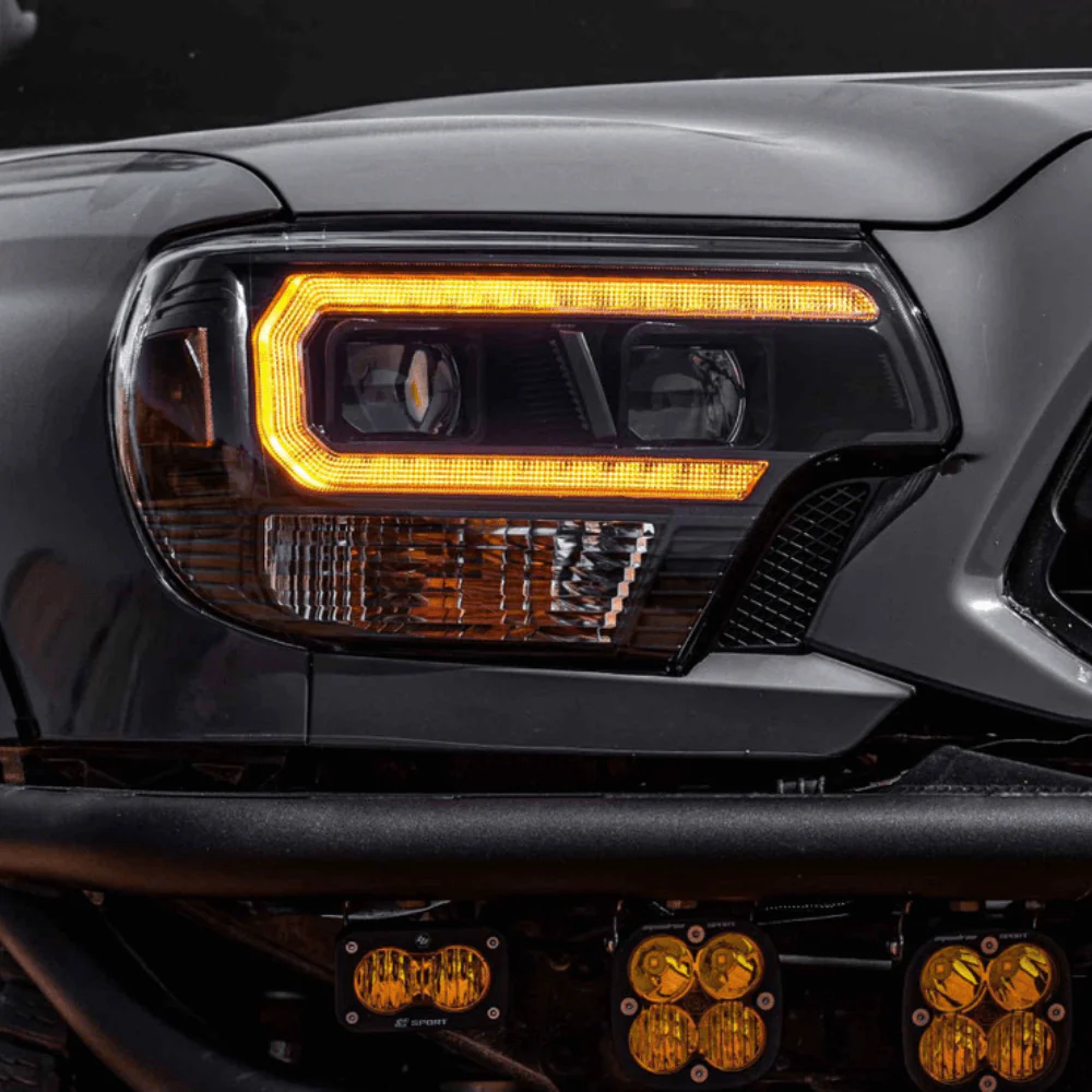 XB Hybrid LED Headlights | White or Amber DRL Fits 2012-2015 Toyota Tacoma - Image 18