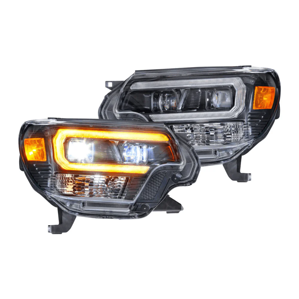 XB Hybrid LED Headlights | White or Amber DRL Fits 2012-2015 Toyota Tacoma - Image 9