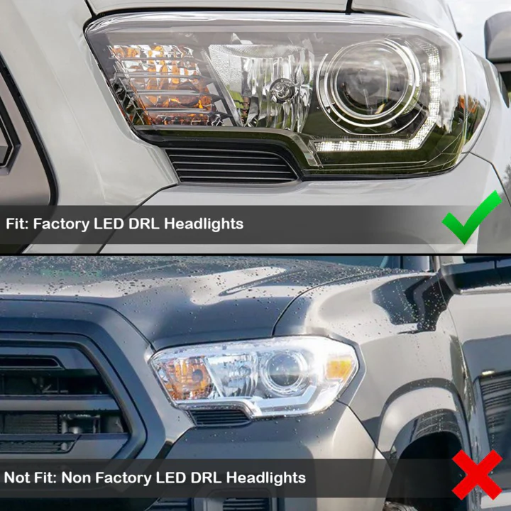 Quad-Pro LED Projectors Fits 2016-2023 Toyota Tacoma - Image 3