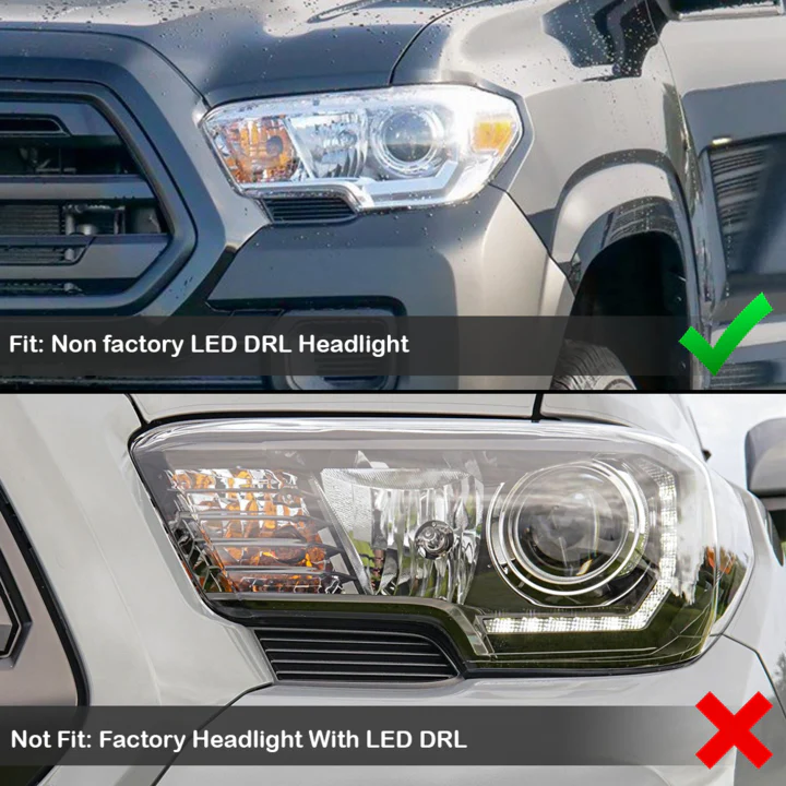 Quad-Pro LED Projectors Fits 2016-2023 Toyota Tacoma - Image 4