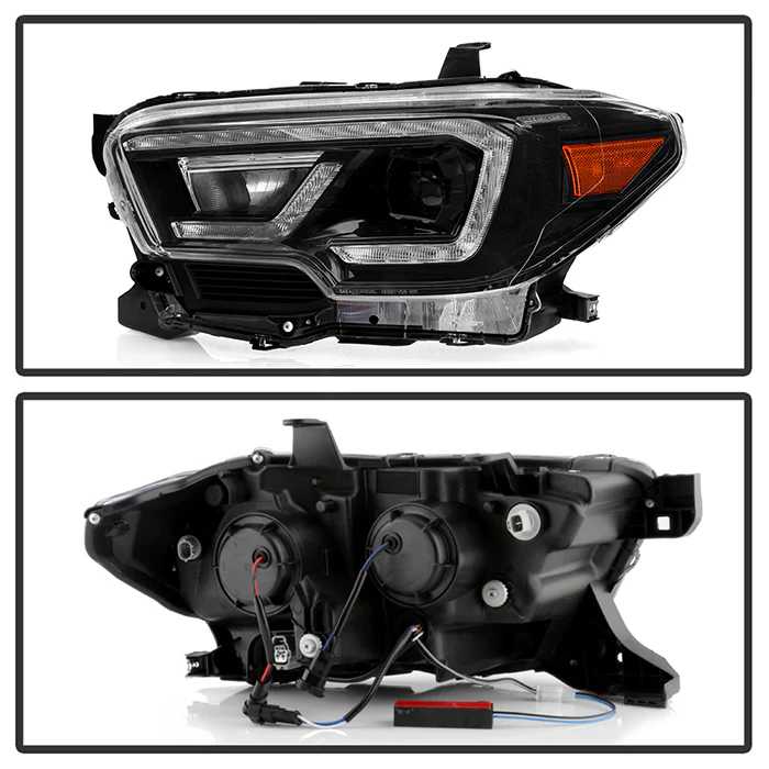 Full LED DRL Projector Headlights Fits 2016-2023 Toyota Tacoma - Image 4