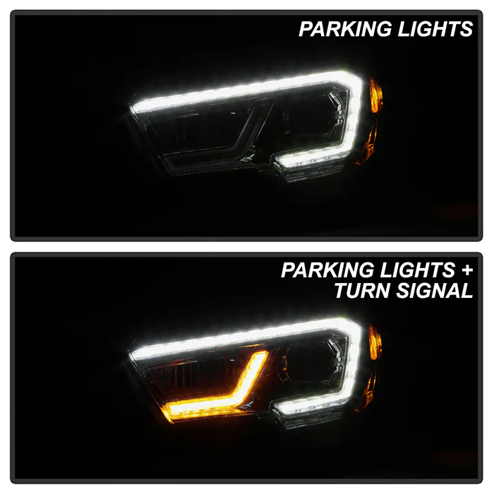 Full LED DRL Projector Headlights Fits 2016-2023 Toyota Tacoma - Image 7