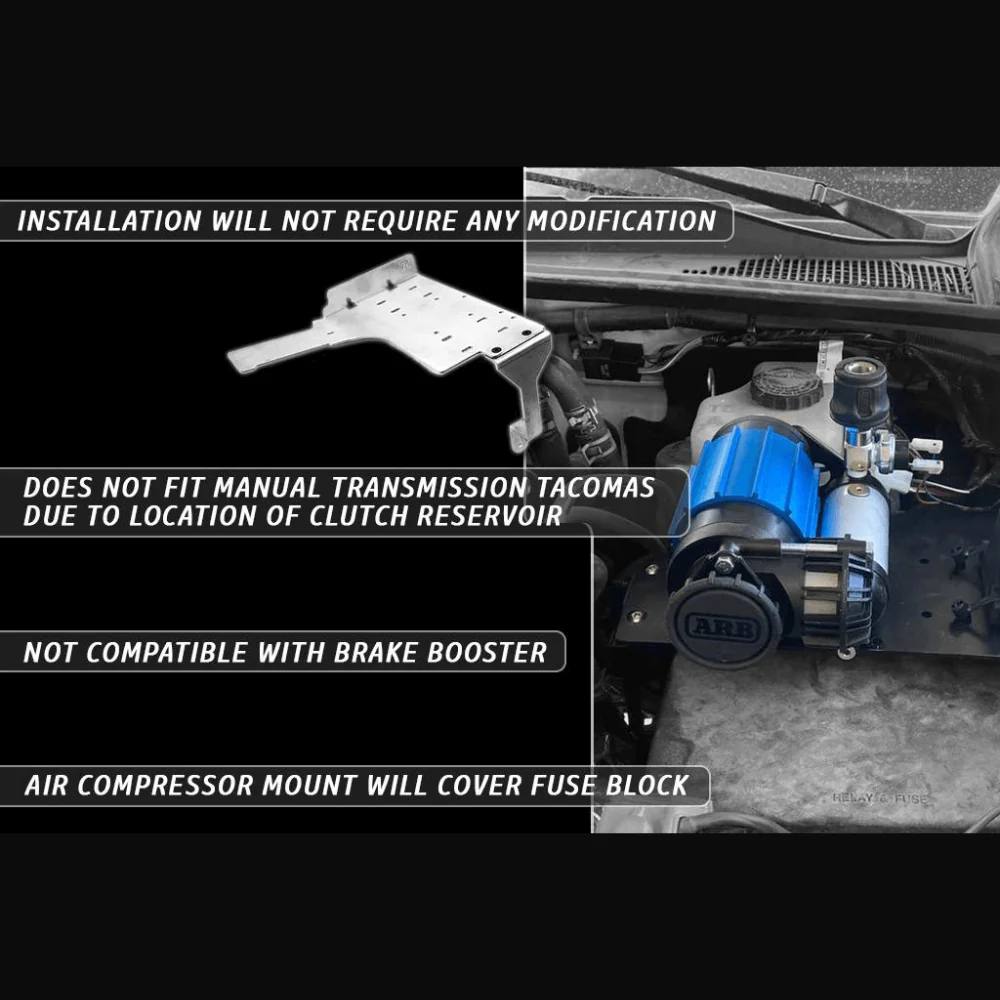 Air Compressor Mount Fits 2016-2023 Toyota Tacoma - Image 15