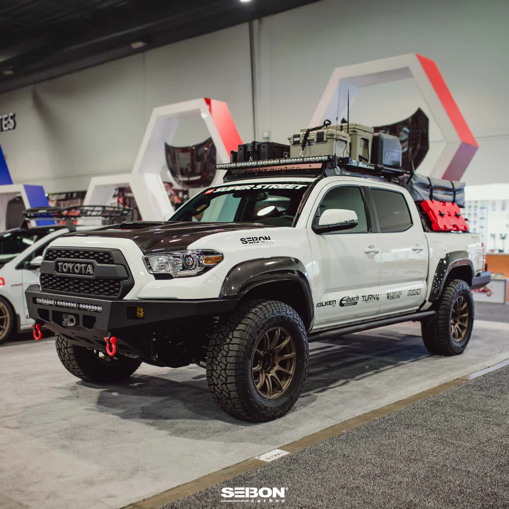 Carbon Fiber Fender Flares Fits 2016-2023 Toyota Tacoma - Image 6