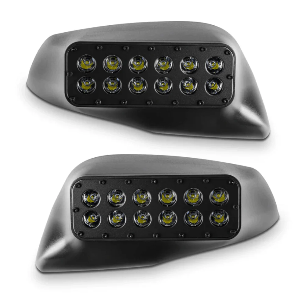 LED Off-Road Side Mirror Ditch Lights Fits 2016-2023 Toyota Tacoma - Image 2