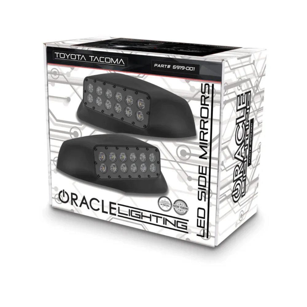 LED Off-Road Side Mirror Ditch Lights Fits 2016-2023 Toyota Tacoma - Image 7