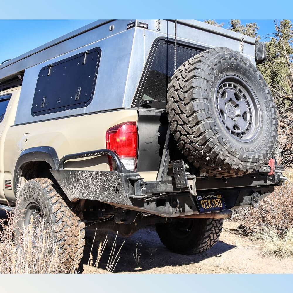 Overland Series High Clearance Rear Bumper Fits 2016-2023 Toyota Tacoma - Image 4