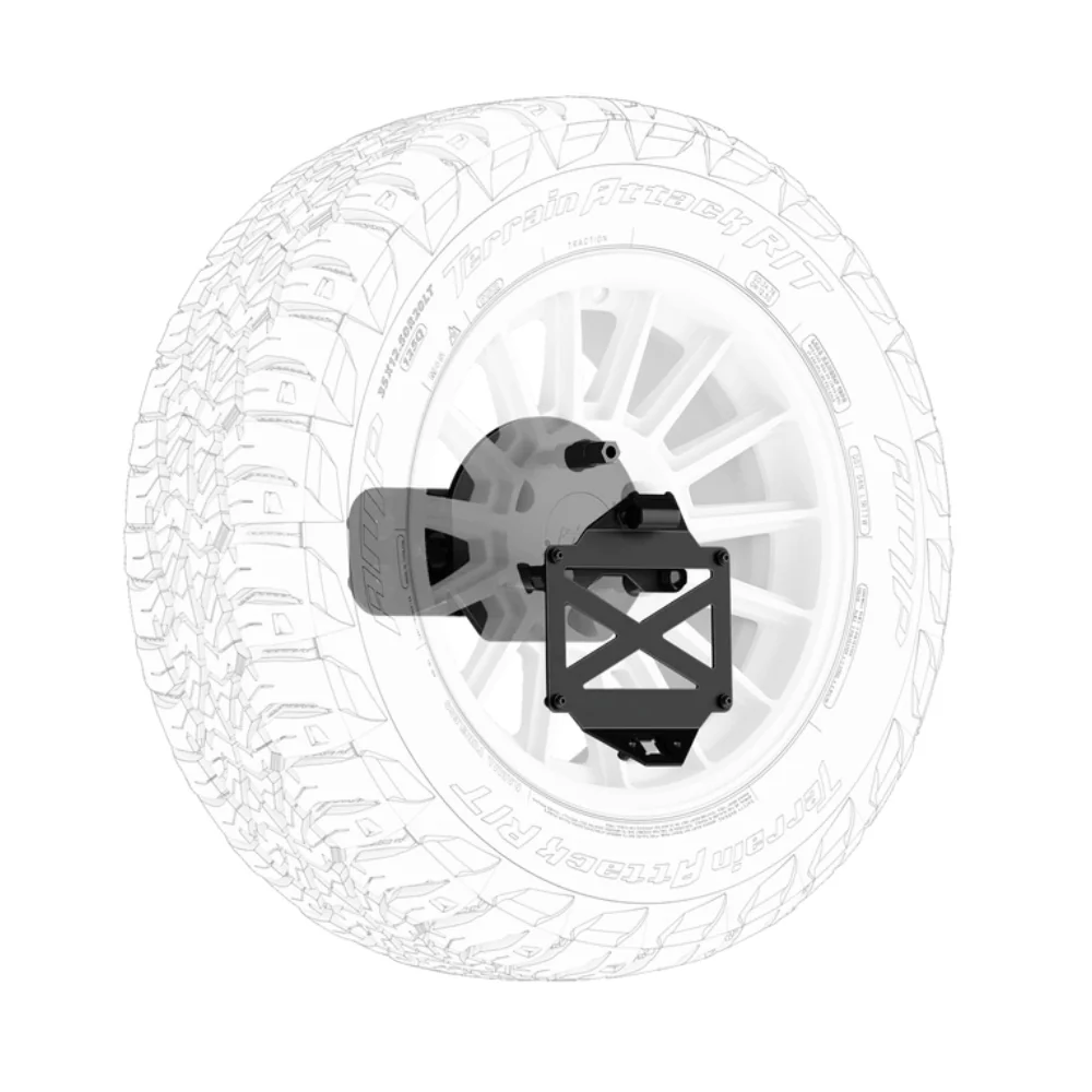 PRO Series II Tire Carrier w/ License Plate Holder Fits 2016-2023 Toyota Tacoma - Image 6