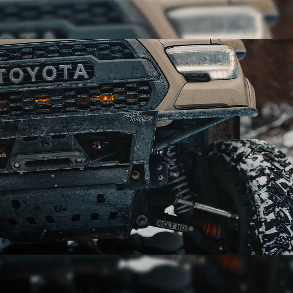 Rock Runner Front Skid Plate w/Cross Member Delete Fits 2016-2023 Toyota Tacoma - Image 9