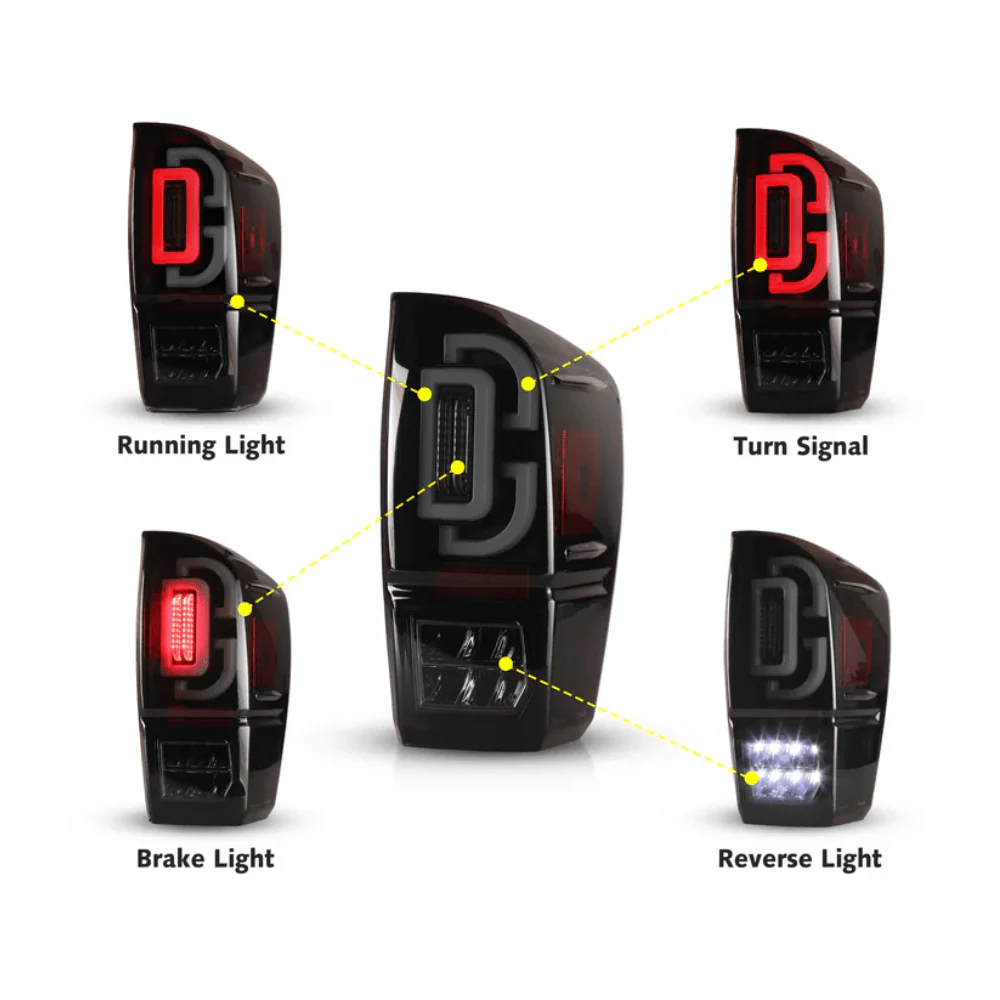 Sequential LED Tail Lights Fits 2016-2023 Toyota Tacoma - Image 6