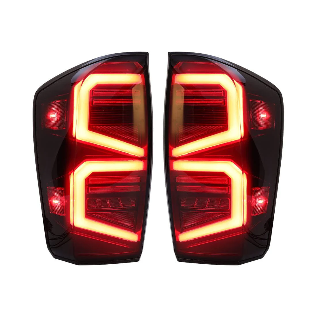 Smoked LED Tail Lights Fits 2016-2023 Toyota Tacoma - Image 2