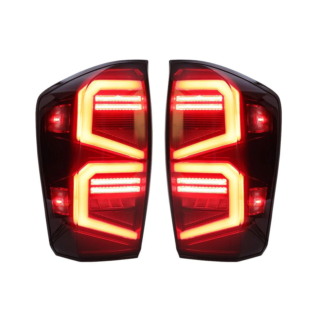 Smoked LED Tail Lights Fits 2016-2023 Toyota Tacoma - Image 3
