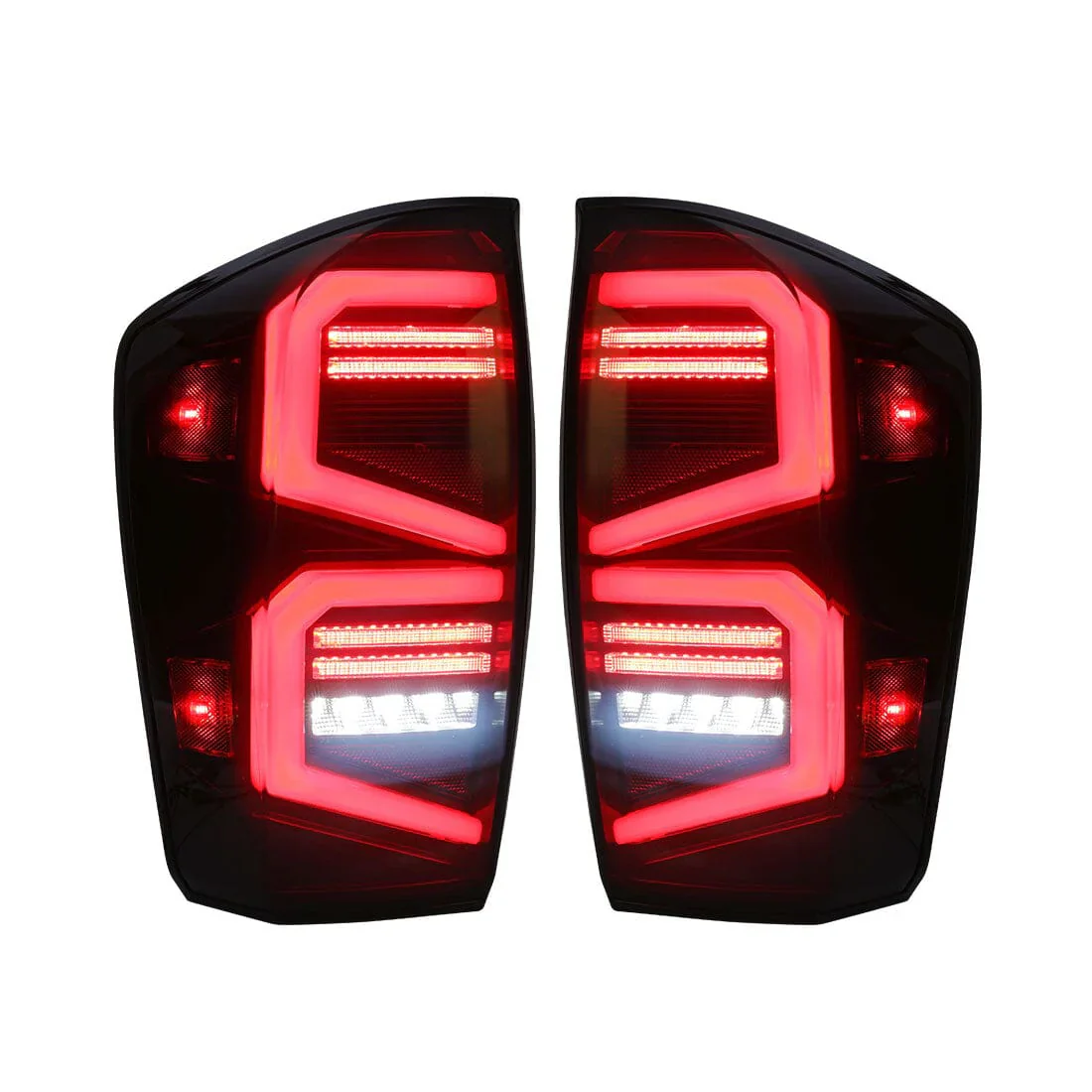 Smoked LED Tail Lights Fits 2016-2023 Toyota Tacoma - Image 4