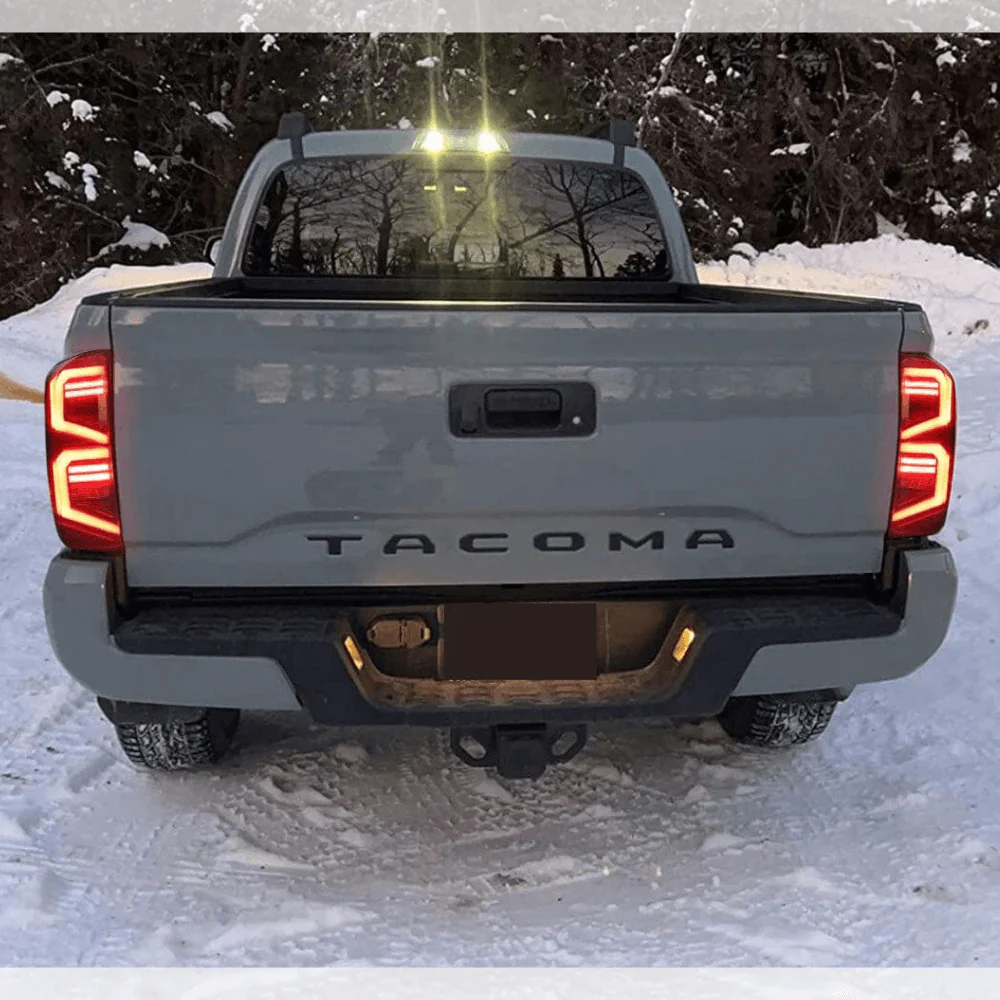 Smoked LED Tail Lights Fits 2016-2023 Toyota Tacoma - Image 9