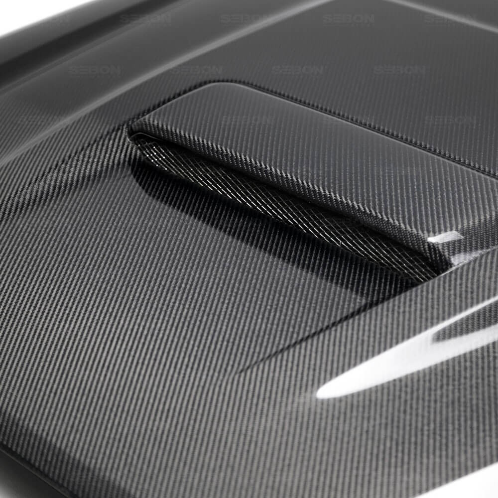 TR-Style Carbon Fiber Hood Fits 2016-2023 Toyota Tacoma - Image 4
