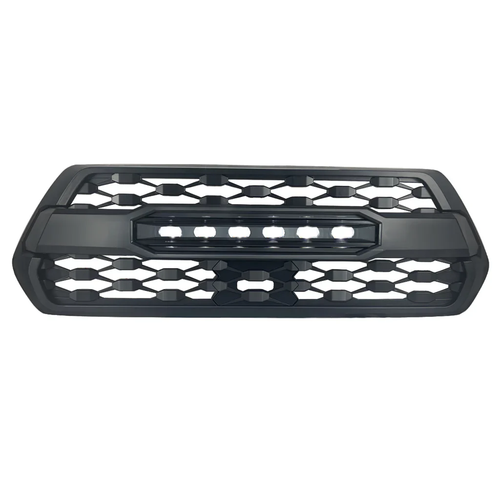 TRD PRO Style Front Grille w/ LED Off-Road Lights Fits 2016-2023 Toyota Tacoma - Image 4