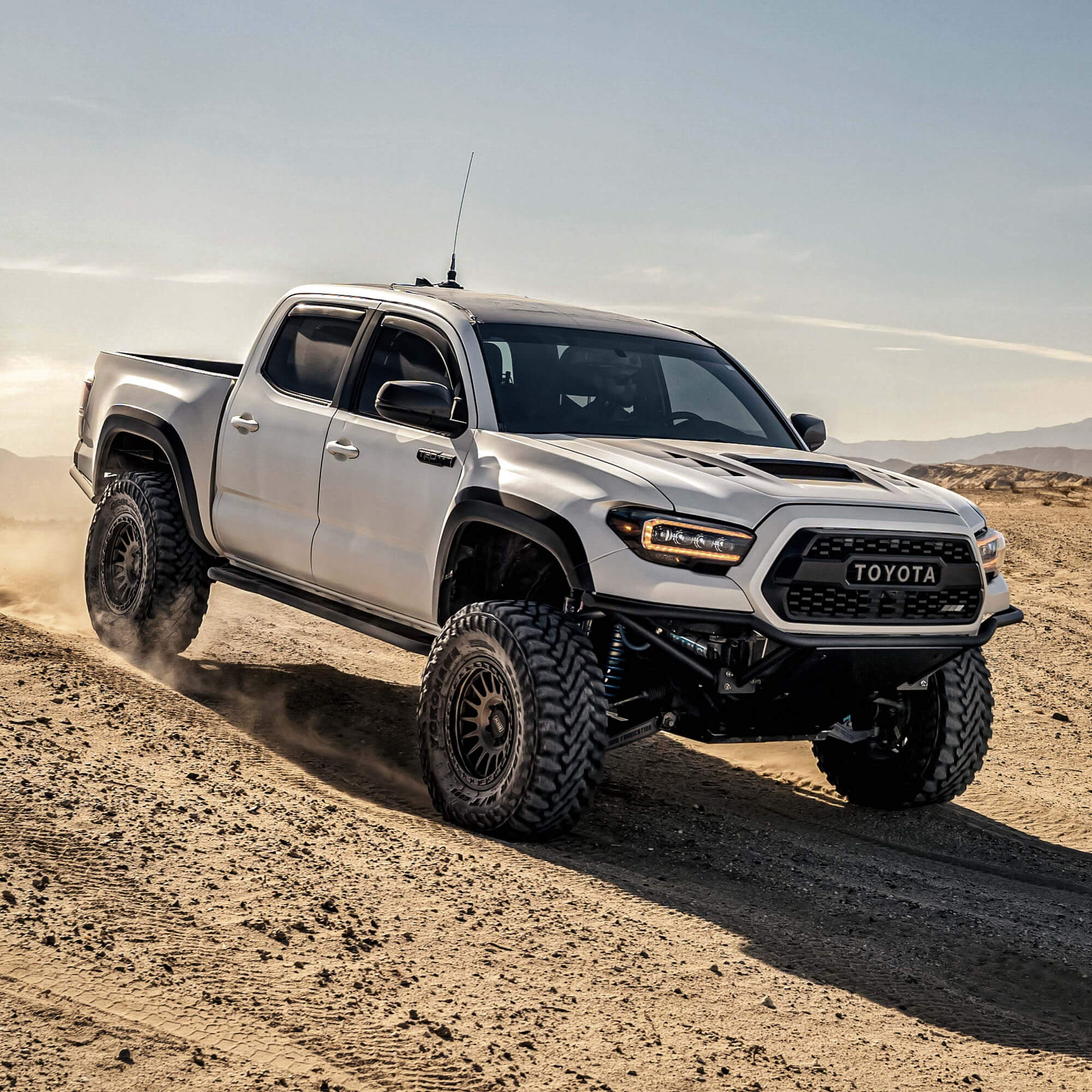 TS-Style Carbon Fiber Hood Fits 2016-2023 Toyota Tacoma - Image 3