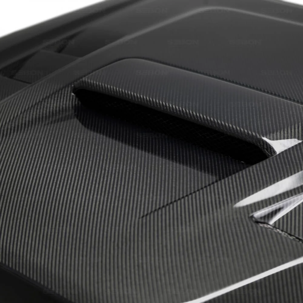 TS-Style Carbon Fiber Hood Fits 2016-2023 Toyota Tacoma - Image 6