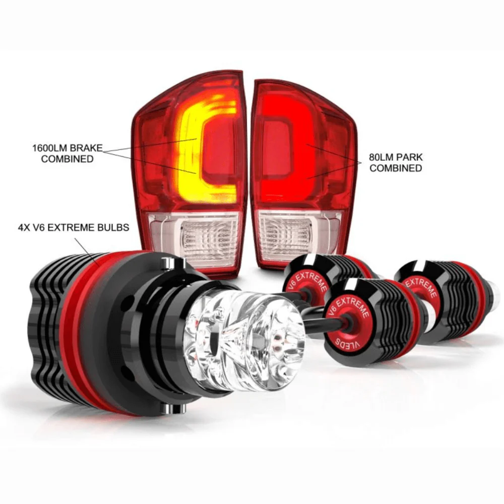 V6 Extreme VTails Fits 2016-2023 Toyota Tacoma - Image 2