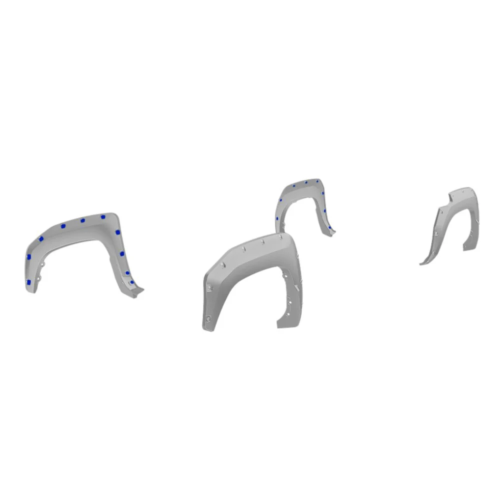Super Bolt® Fender Flare Set Fits 2016-2023 Toyota Tacoma - Image 13