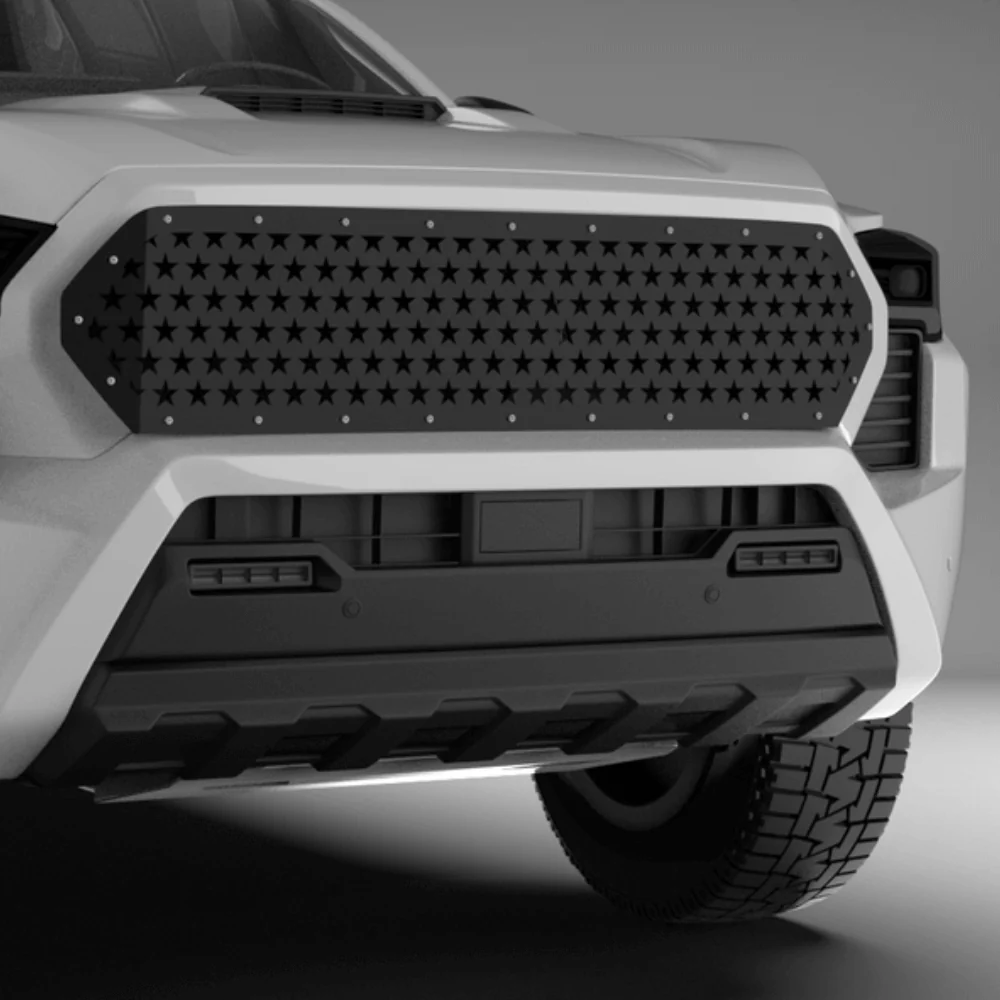 Mesh Grille Laser Cut Mesh Style Fits 2024+ Toyota Tacoma - Image 12