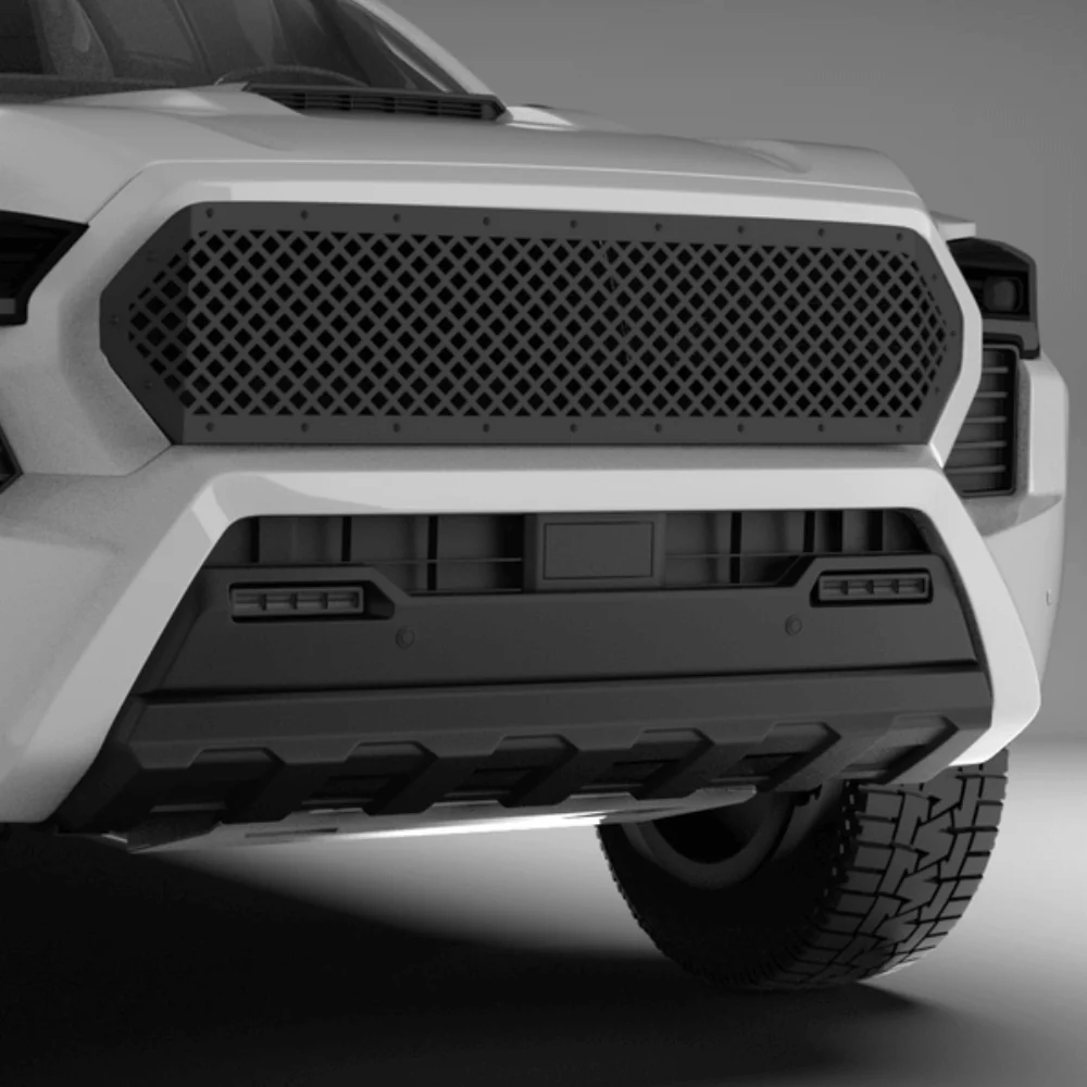 Mesh Grille Laser Cut Mesh Style Fits 2024+ Toyota Tacoma - Image 2