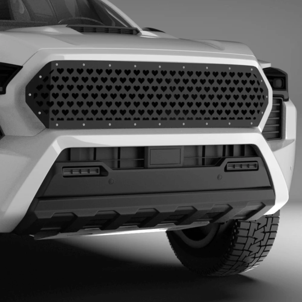 Mesh Grille Laser Cut Mesh Style Fits 2024+ Toyota Tacoma - Image 5