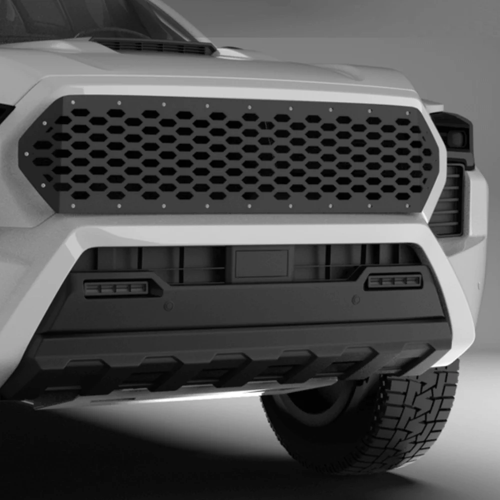 Mesh Grille Laser Cut Mesh Style Fits 2024+ Toyota Tacoma - Image 7